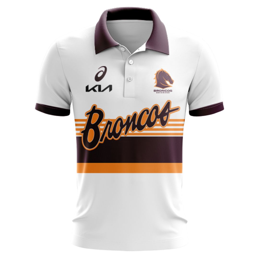 Brisbane Broncos 2025 Run Out Polo Shirt
