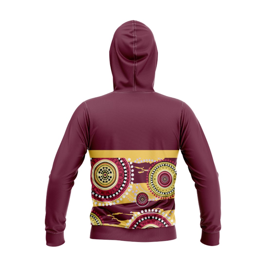 Brisbane Broncos 2024 Indigenous Training Hoodie