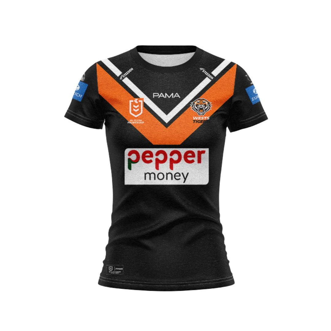Wests Tigers 2025 Women's Home Shirt