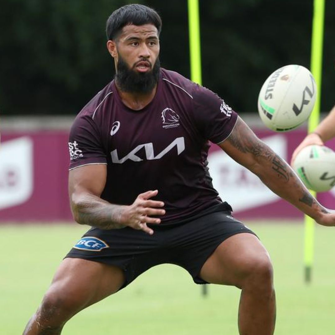 Brisbane Broncos 2025 Maroon Training Shirt