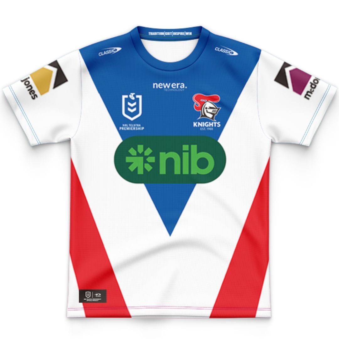Newcastle Knights 2025 Kids Away Jersey