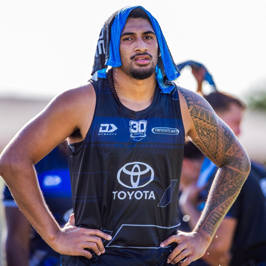 North Queensland Cowboys 2025 Black Training Singlet