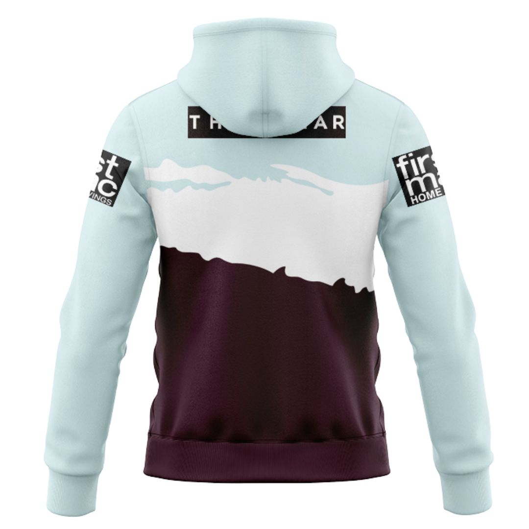 Brisbane Broncos Alternate Retro Hoodie with Zipper