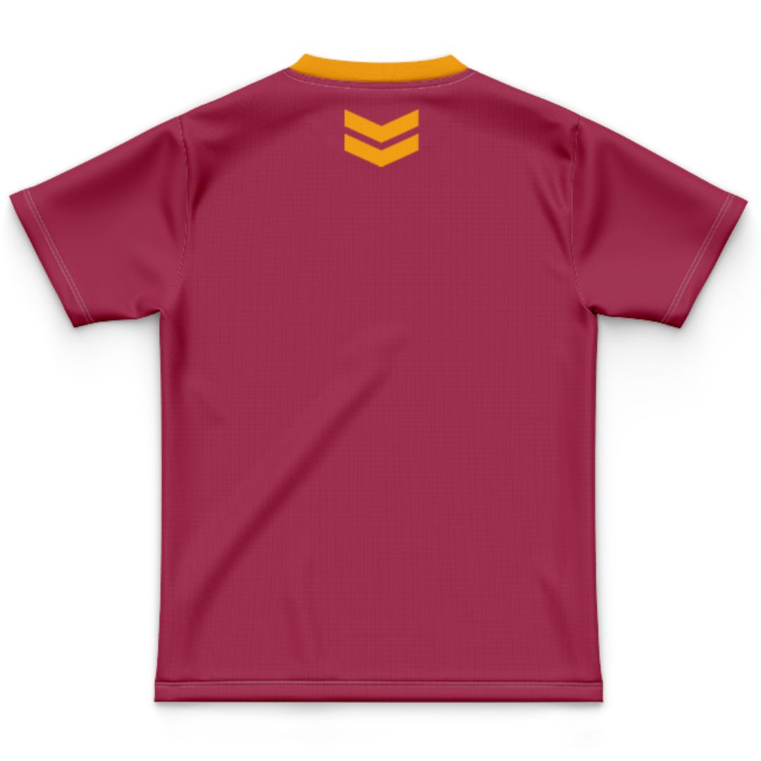 Brisbane Broncos 2025 Kids Training Jersey