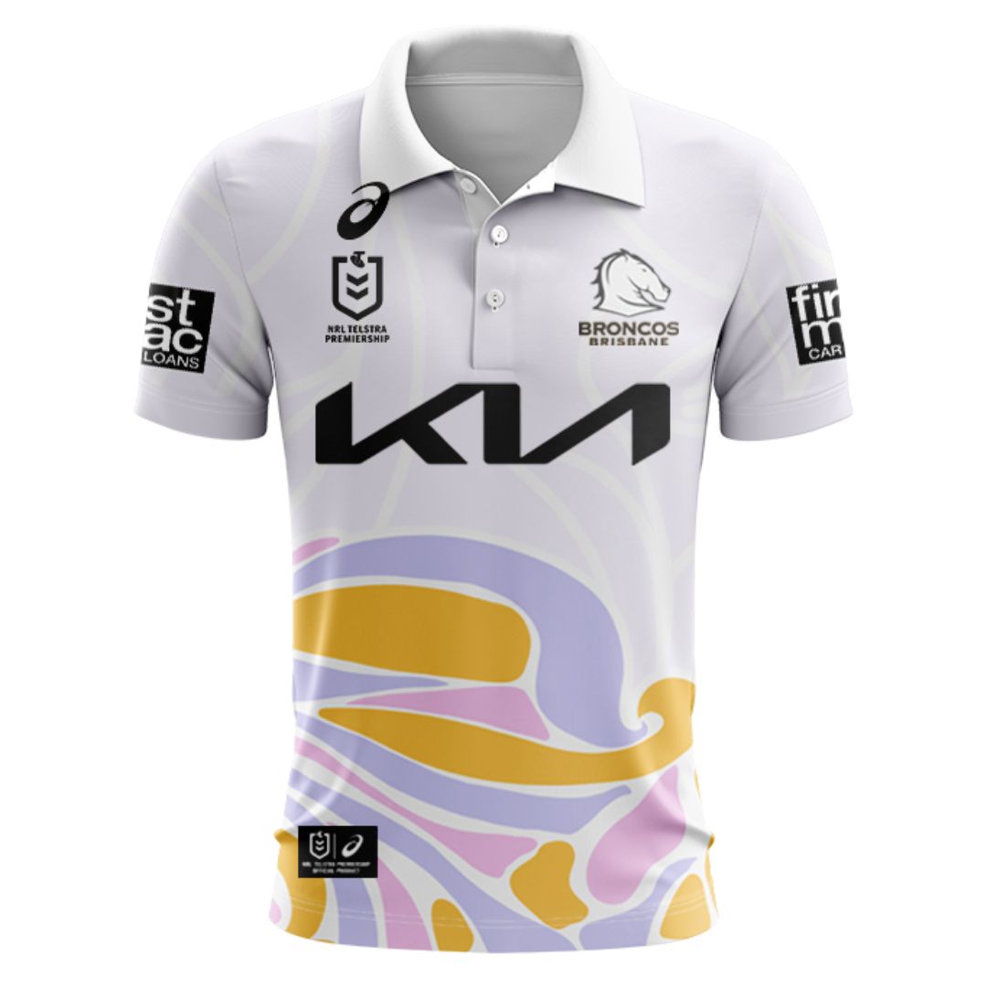 Brisbane Broncos 2025 X Sabo Alternate Polo Shirt