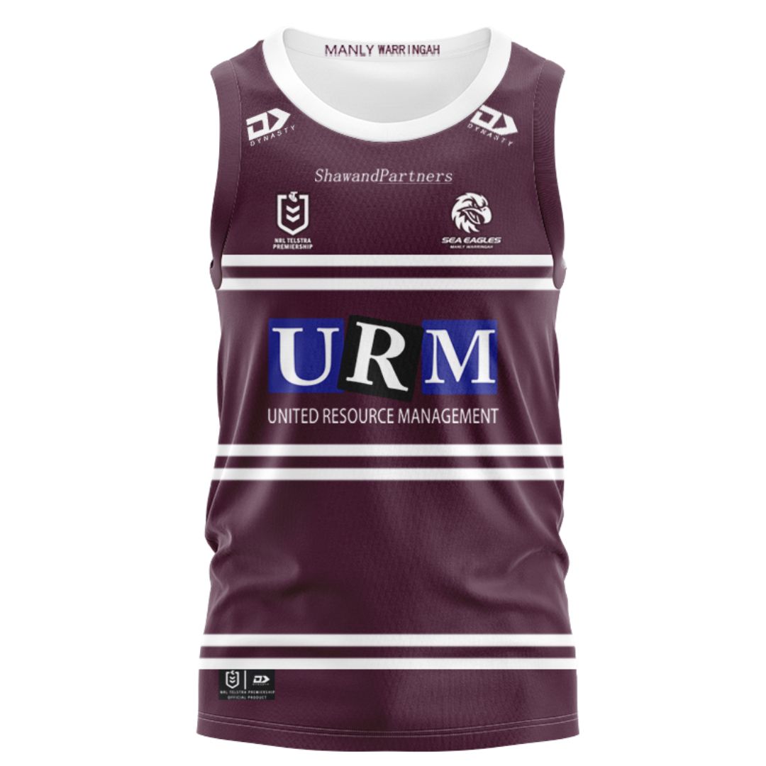 Manly Warringah Sea Eagles 2025 Home Singlet
