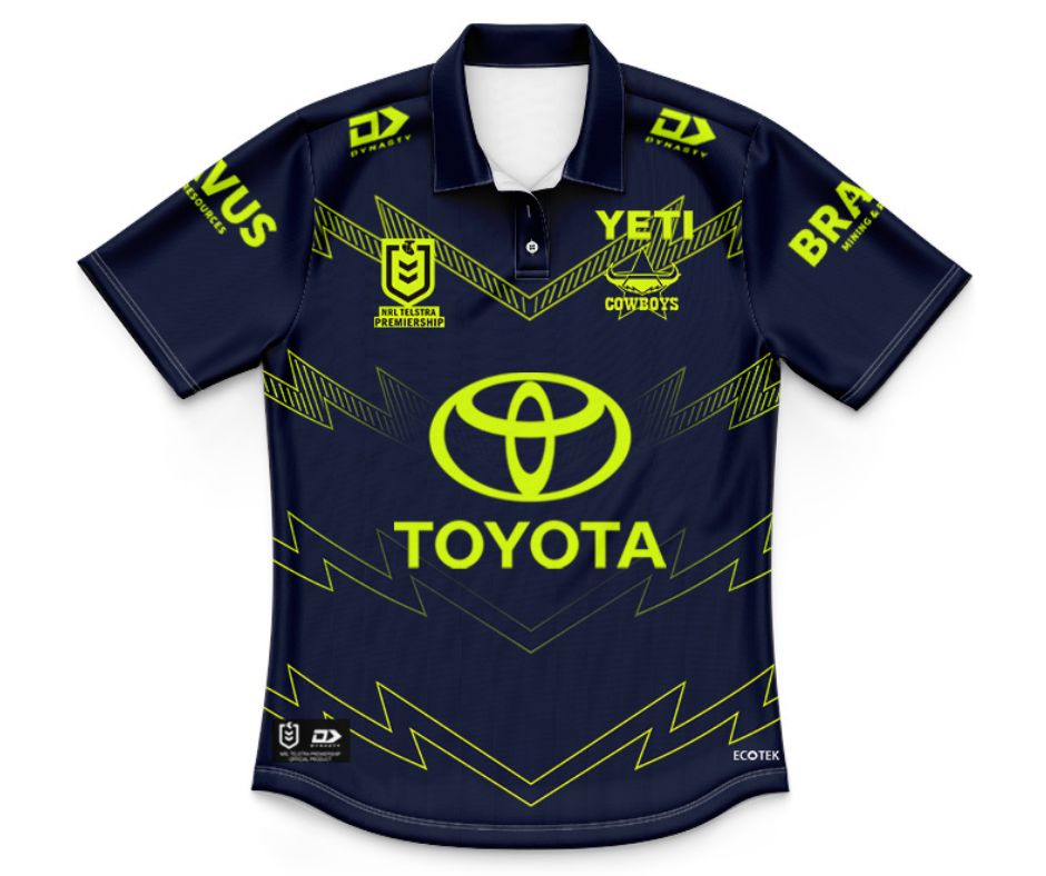 North Queensland Cowboys 2025 Kids Northern Lights Polo Shirt