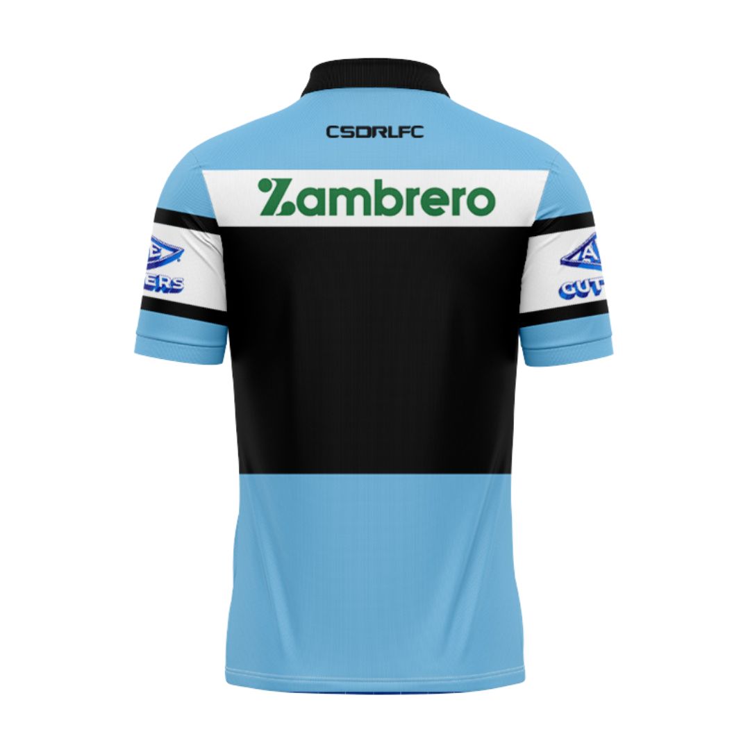 Cronulla Sutherland Sharks 2025 Home Polo Shirt