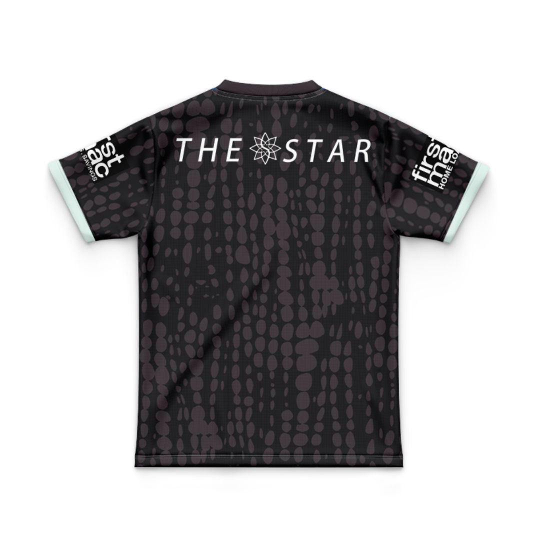 Brisbane Broncos 2025 Kids Black Training Jersey