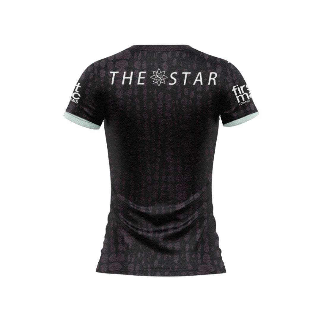 Brisbane Broncos 2025 Women's Black Training Shirt