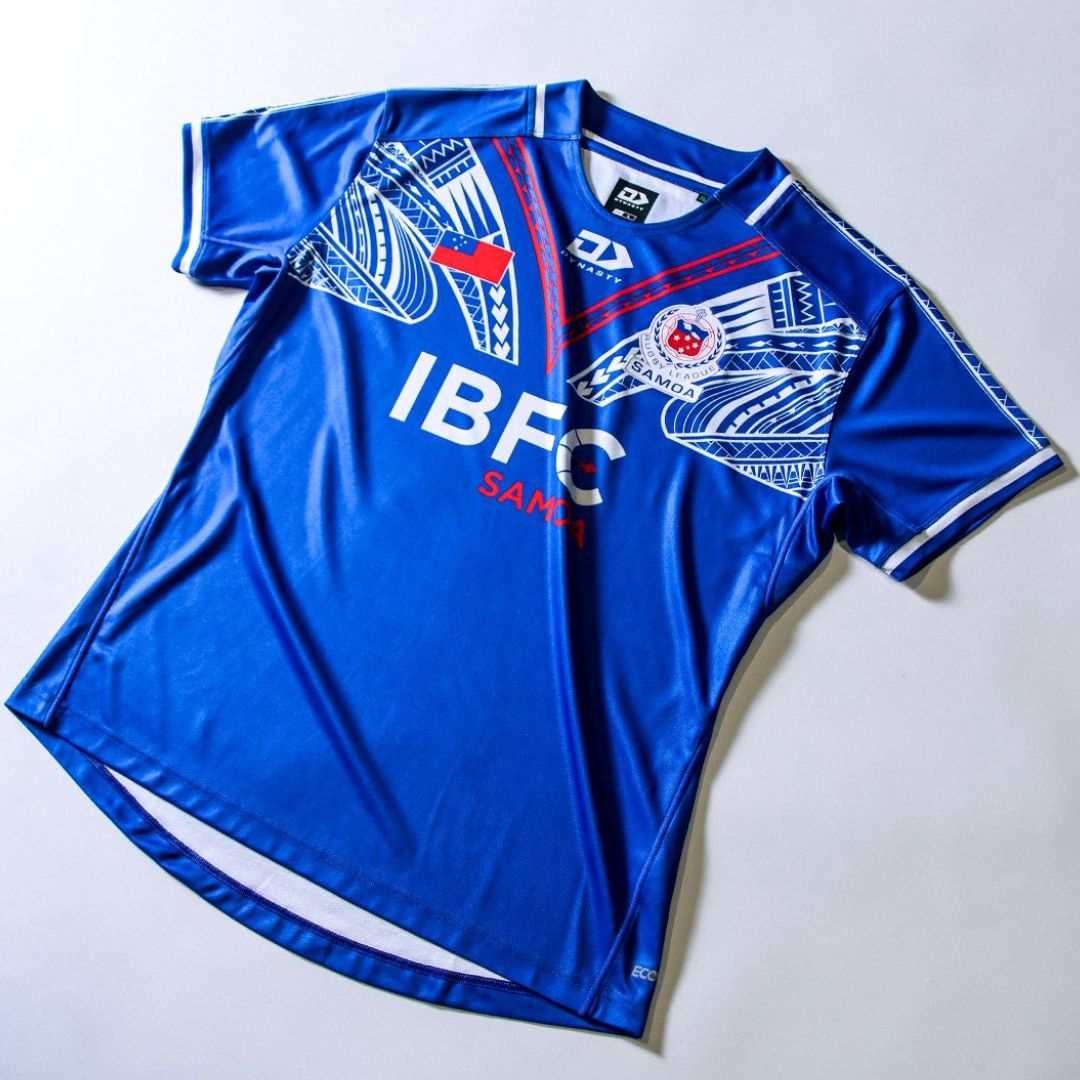 Toa Samoa 2025 Rugby League Home Jersey