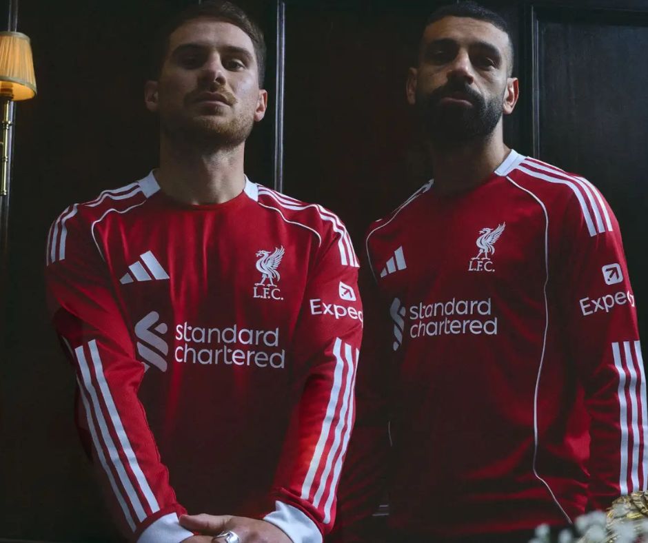 Liverpool 2025/26 Player's Edition Long Sleeve Home Jersey Shirt