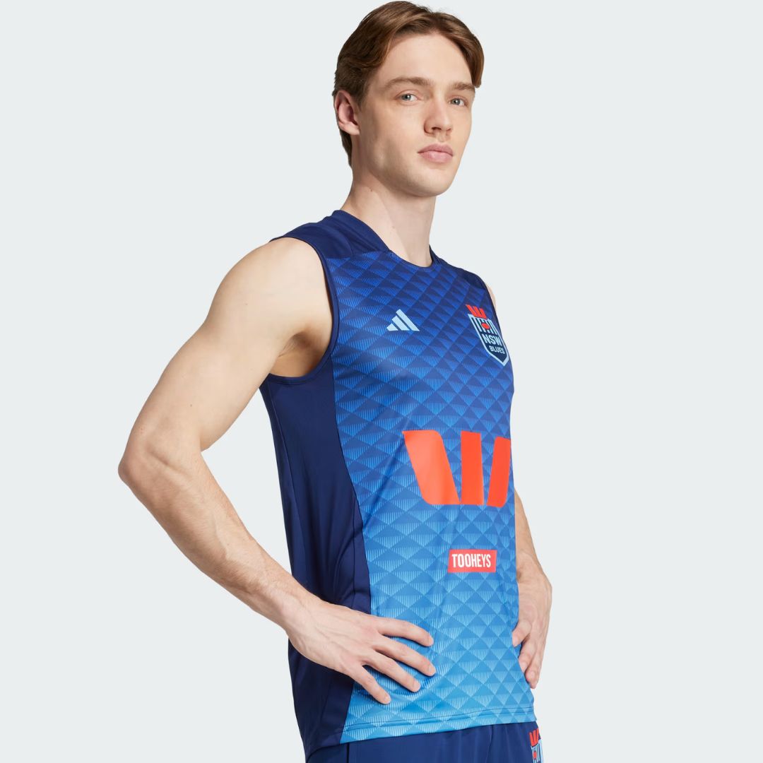 NSW Blues State Of Origin 2025 Training Singlet