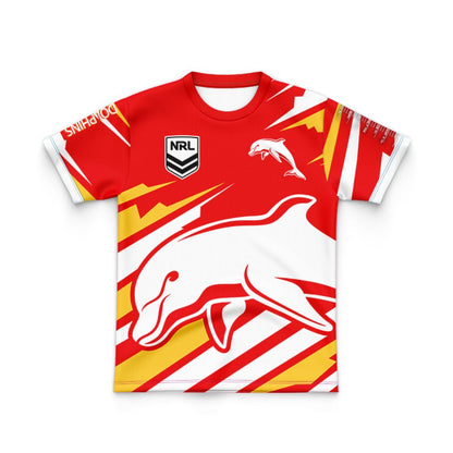 Redcliffe Dolphins 2024 Kids Iginition Fishing Jersey