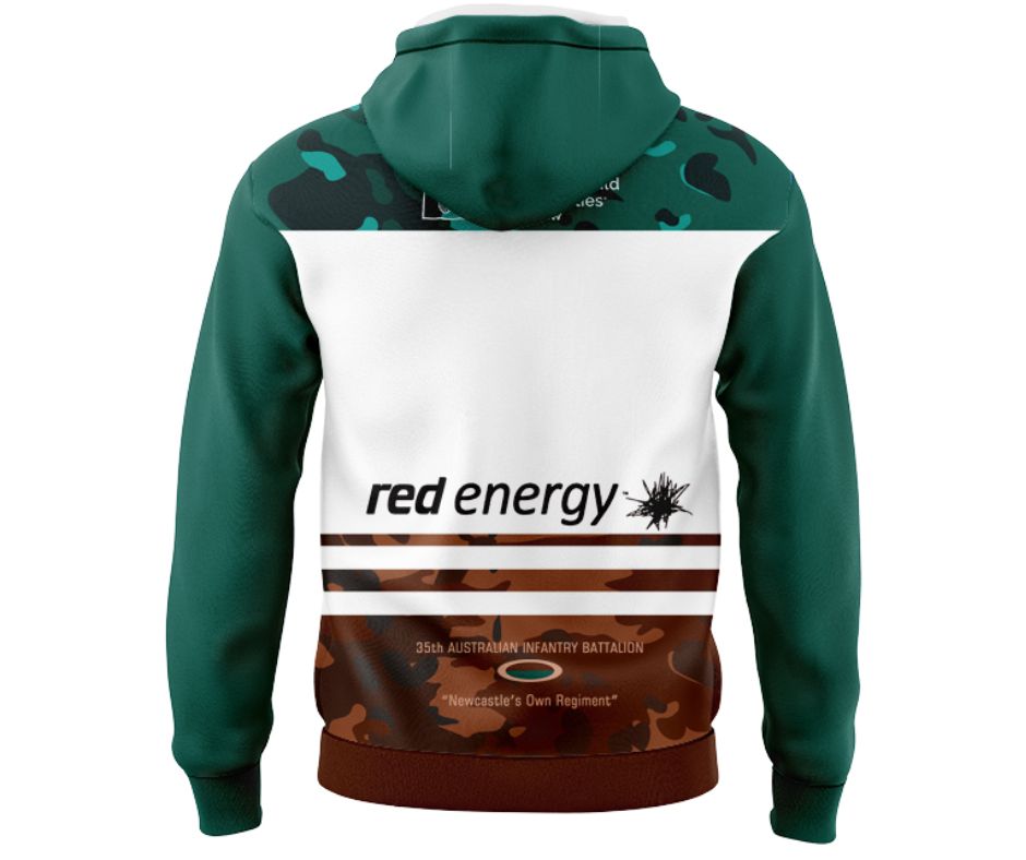 Newcastle Knights 2025 ANZAC with Zipper Hoodie