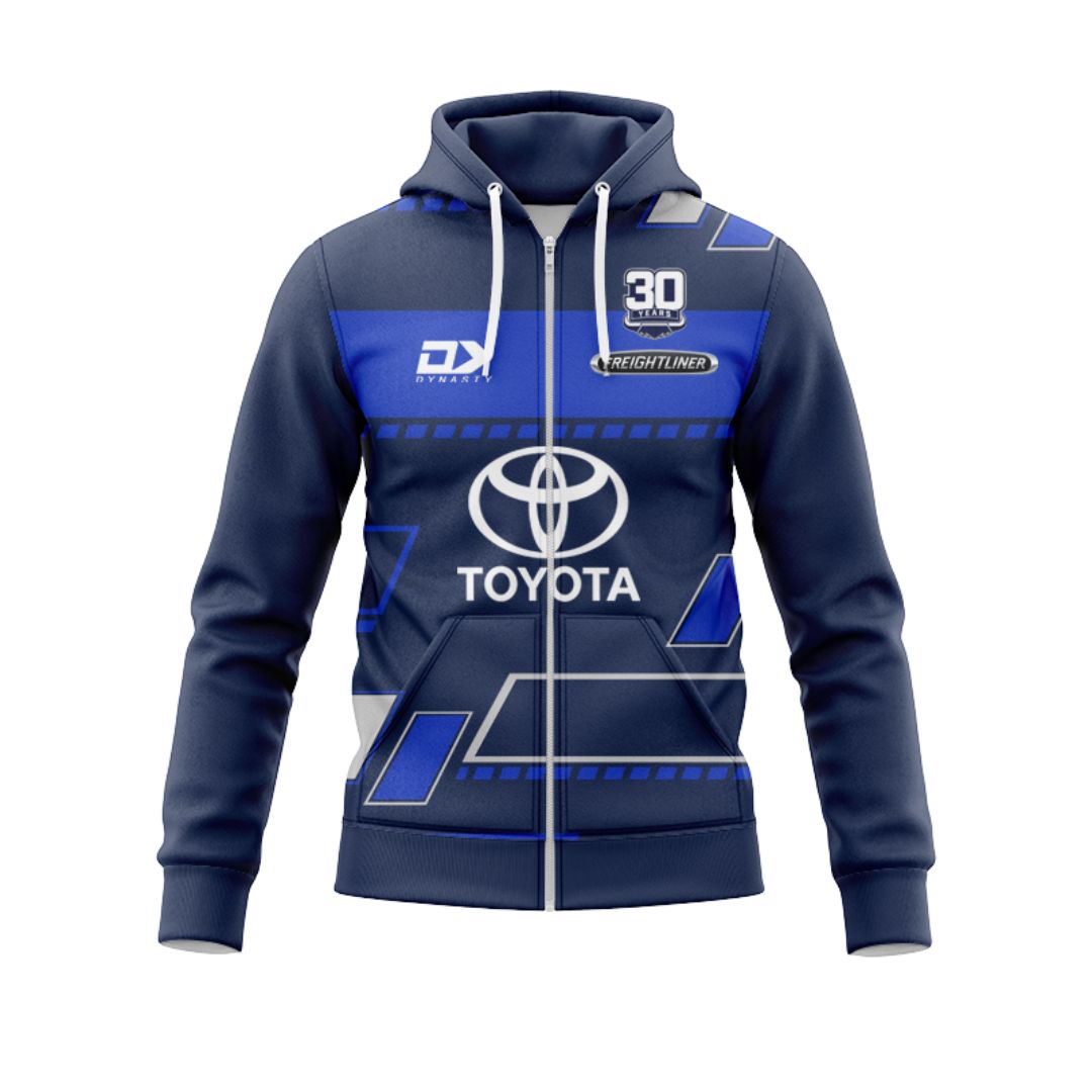 North Queensland Cowboys 2025 Navy Blue Training Hoodie with Zipper