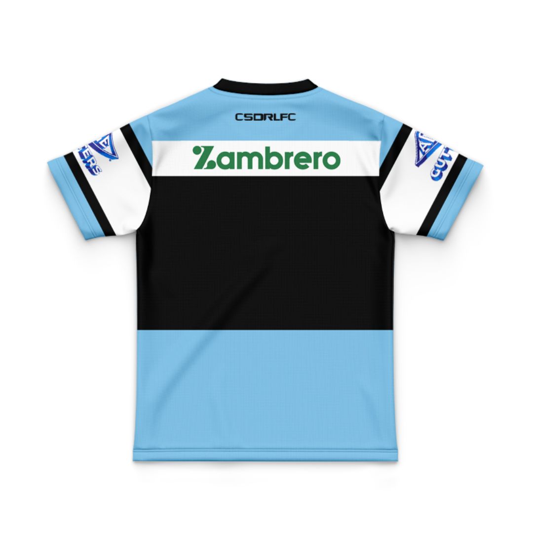 Cronulla Sutherland Sharks 2025 Kids Home Jersey