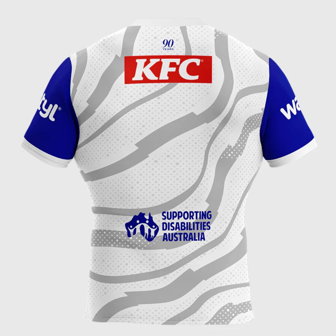 Canterbury Bankstown Bulldogs 2025 White Training Jersey