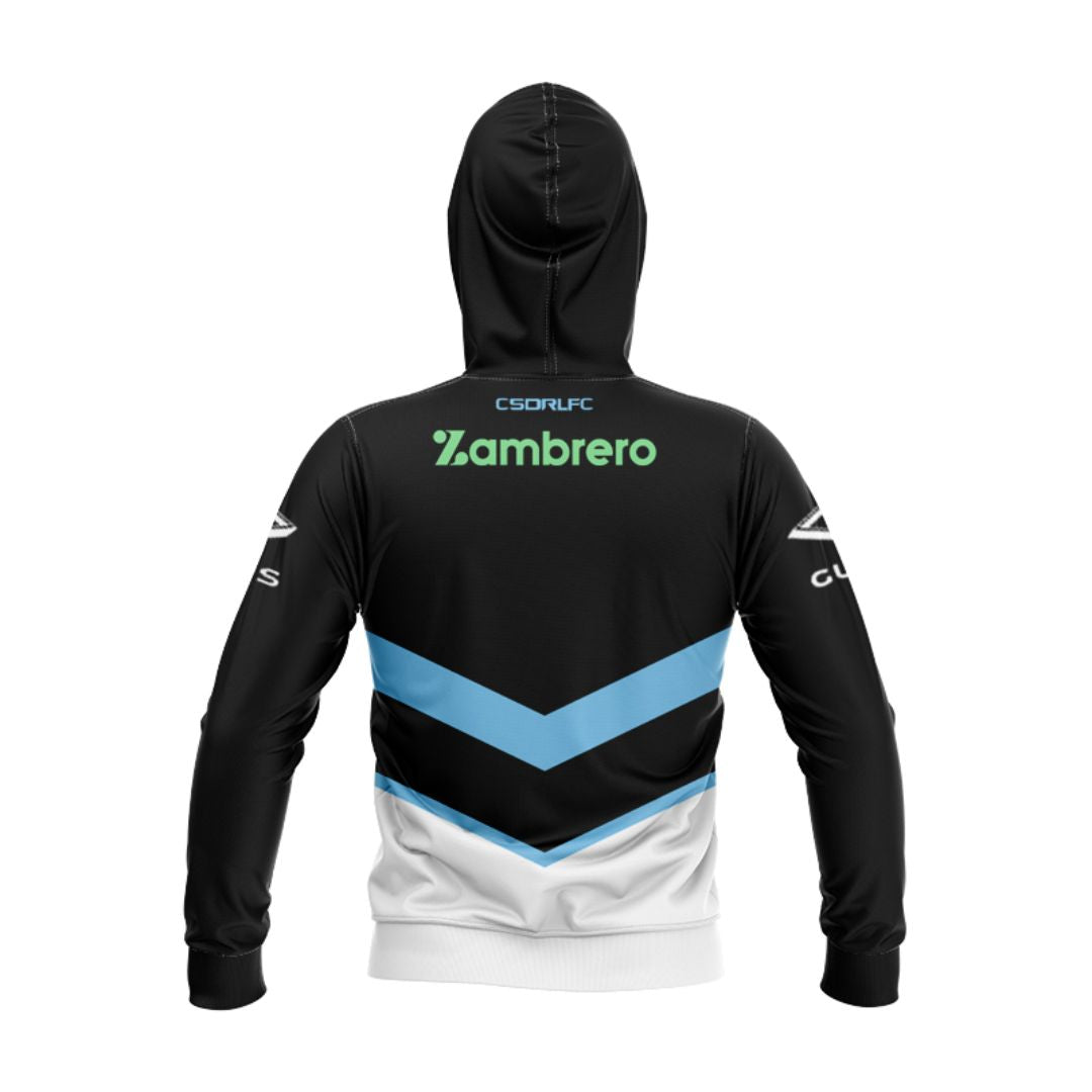Cronulla Sutherland Sharks 2025 Away Hoodie with Zipper