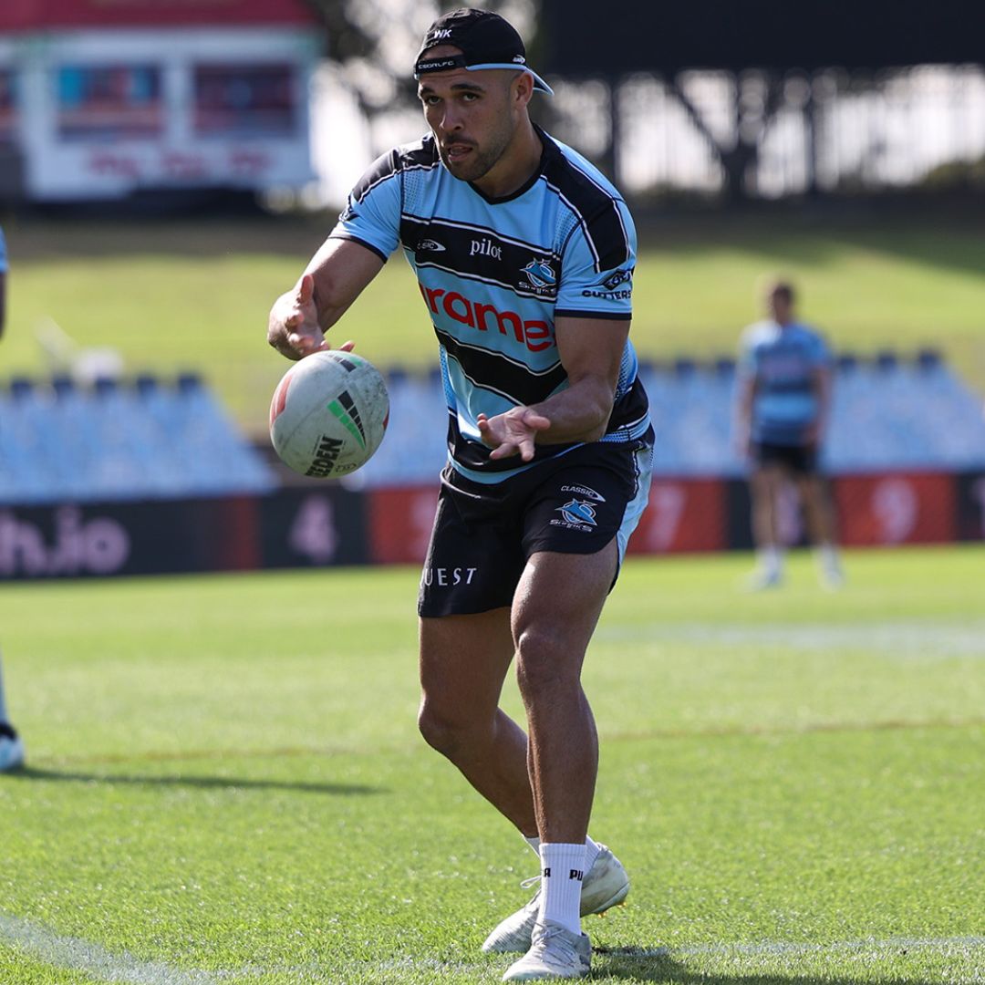 Cronulla Sutherland Sharks 2025 Warm Up Shirt