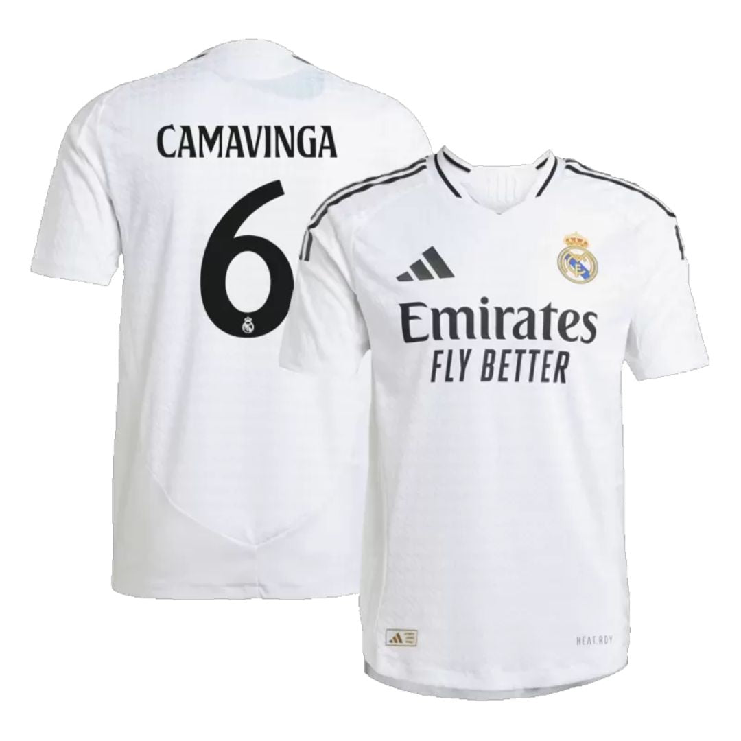 Real Madrid 2024/25 Camavinga #6 Home Jersey Shirt