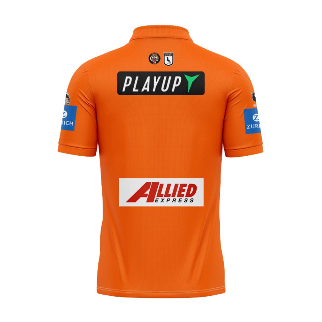 Wests Tigers 2025 Away Polo Shirt