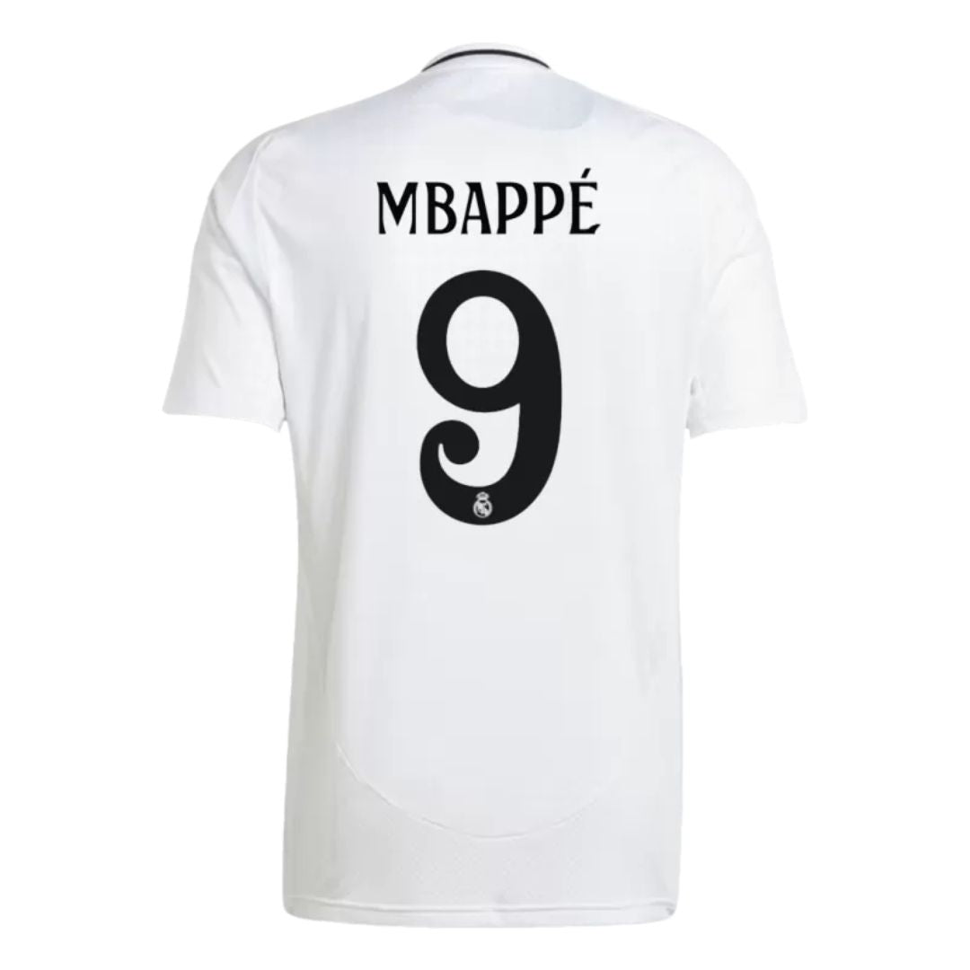 Real Madrid 2024/25 Kids Mbappé #9 Home Jersey Shirt