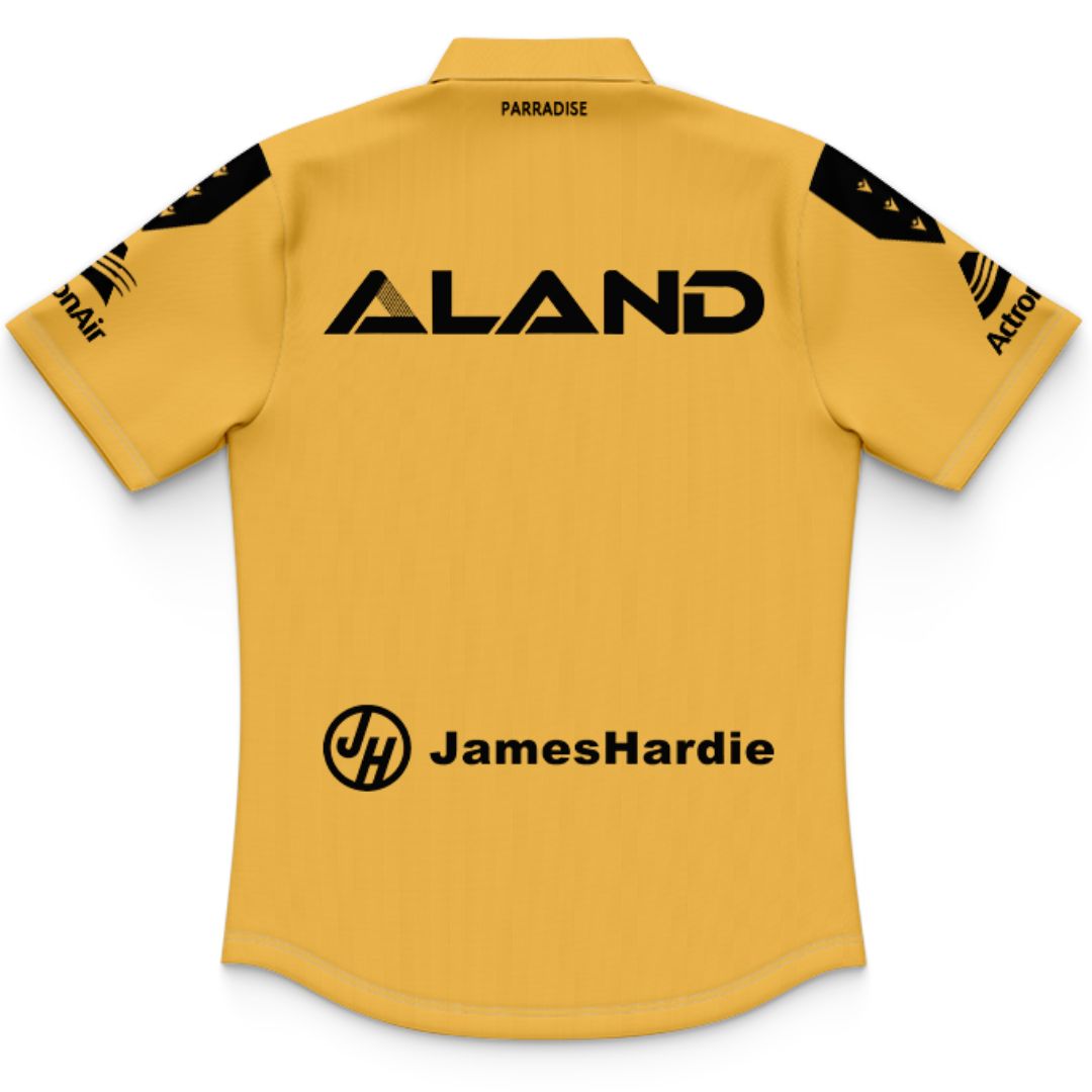 Parramatta Eels 2025 Kids Gold Training Polo Shirt
