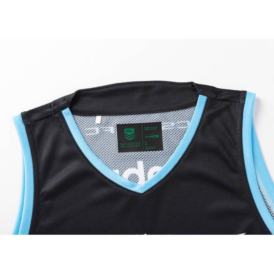 Cronulla Sutherland Sharks 2025 Black Training Singlet