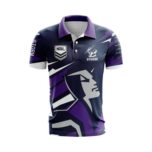 Melbourne Storm 2024 Ignition Fishing Polo Shirt
