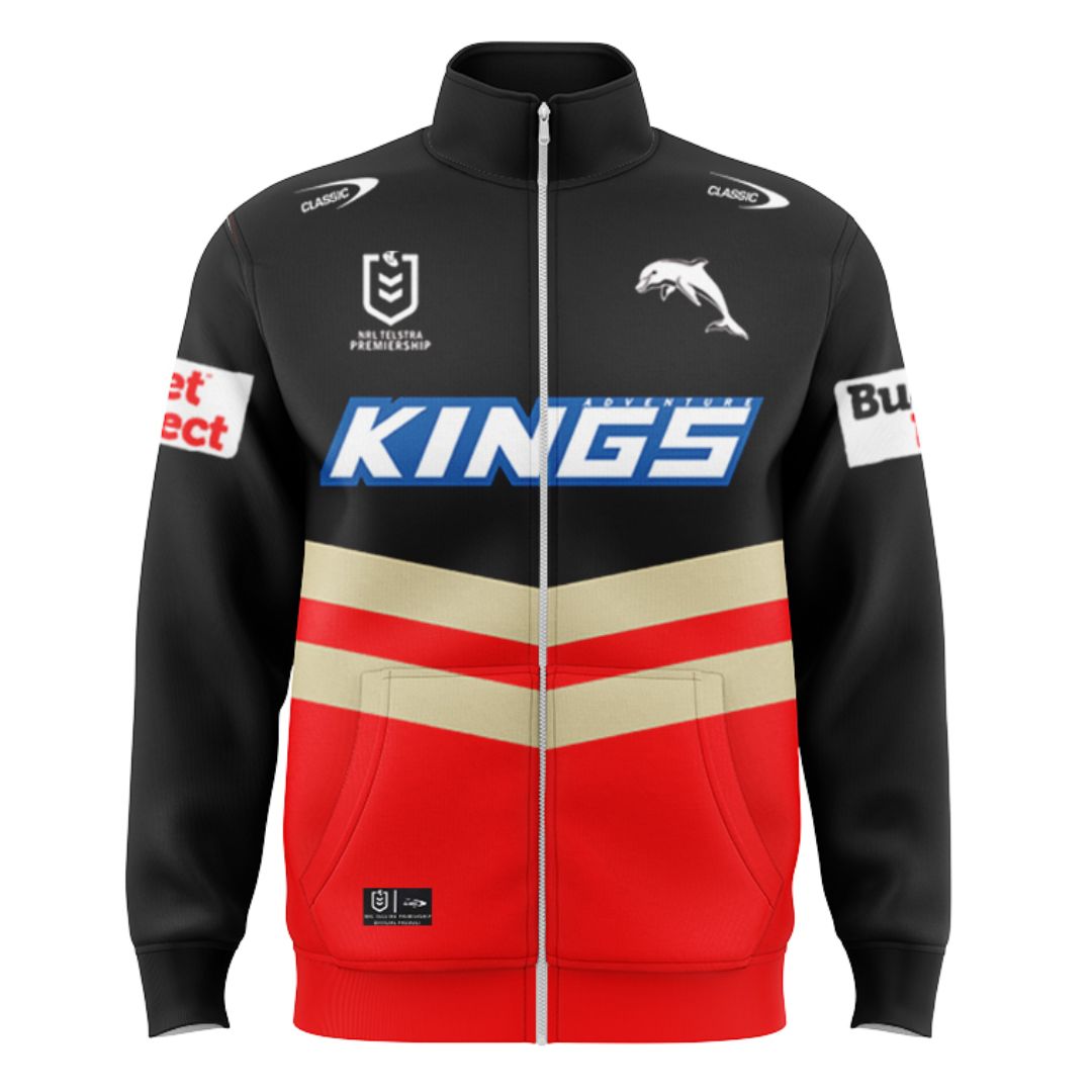 Redcliffe Dolphins 2025 Away Jacket with Zipper
