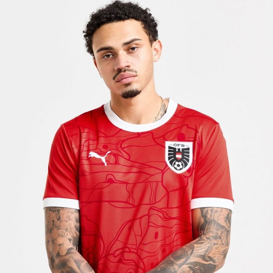 Austria Euro 2024 Home Jersey Shirt