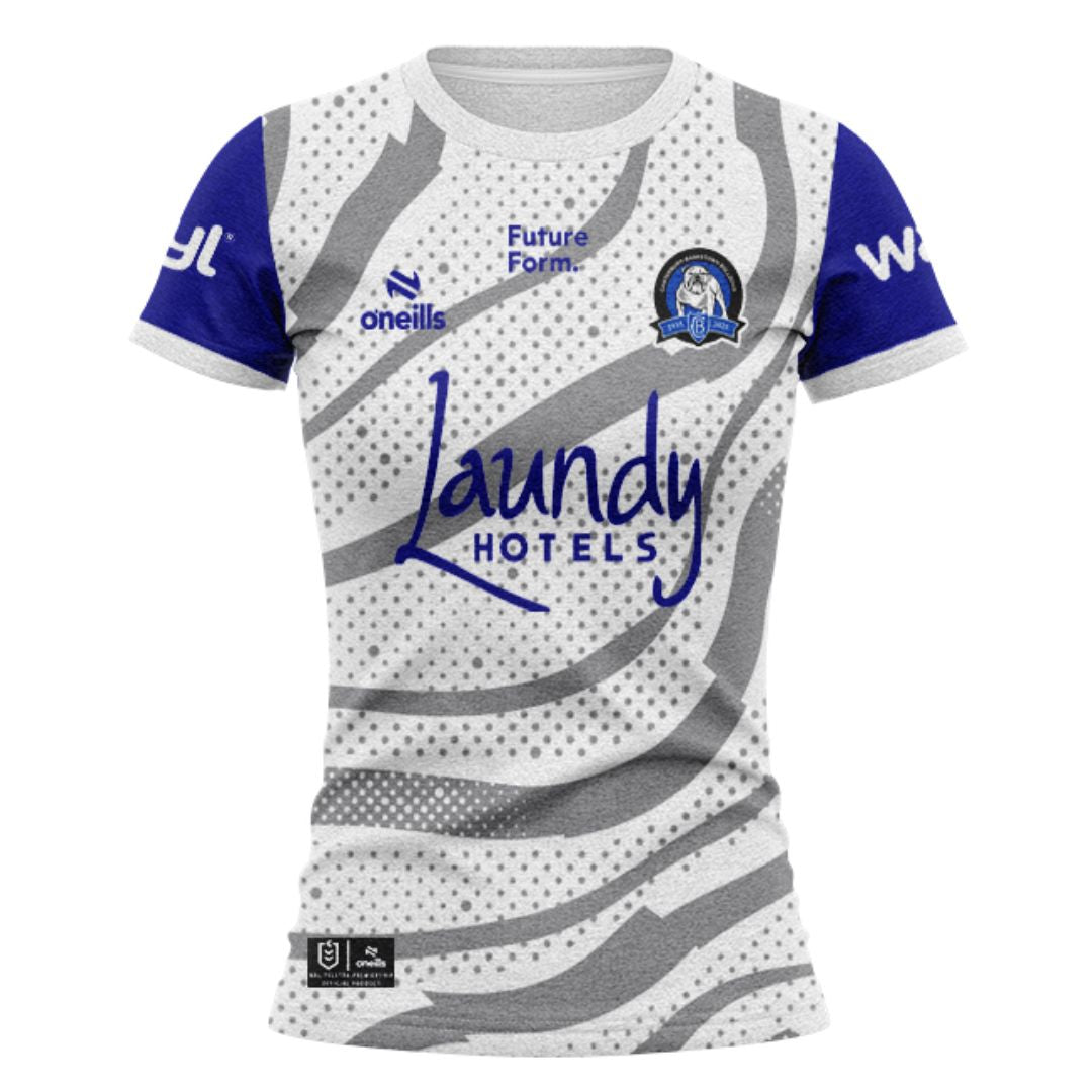 Canterbury Bankstown Bulldogs 2025 Women's White Training Shirt