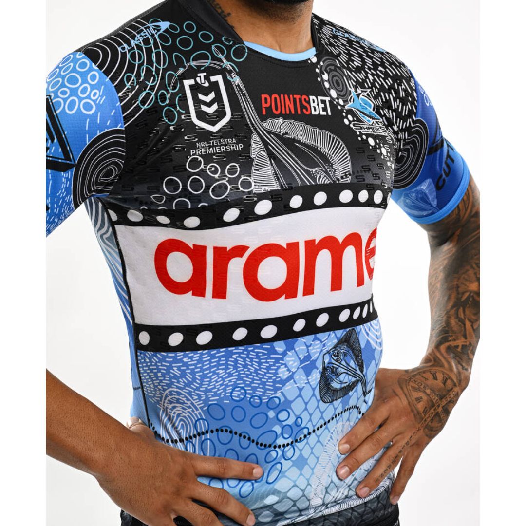 Cronulla Sutherland Sharks 2024 Indigenous Jersey