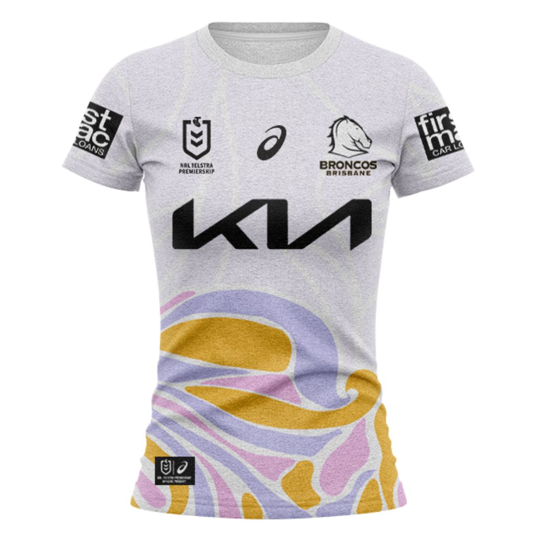 Brisbane Broncos 2025 Women's X Sabo Alternate Shirt
