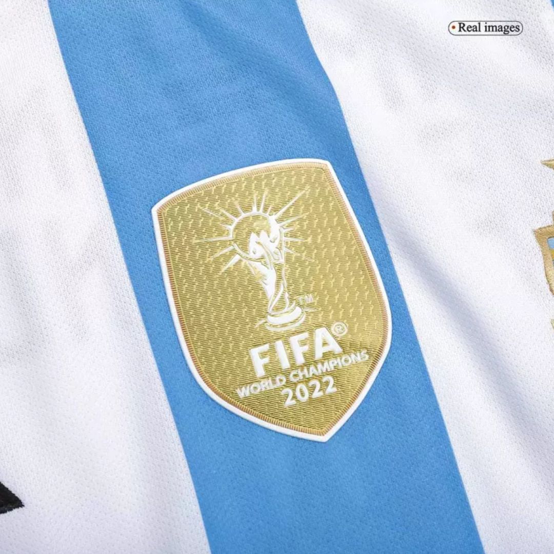 Argentina 2022-23 World Cup Home Jersey Shirt (3 Stars)