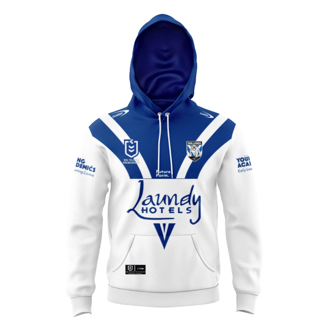 2004 Canterbury Bankstown Bulldogs Heritage Hoodie With Zipper