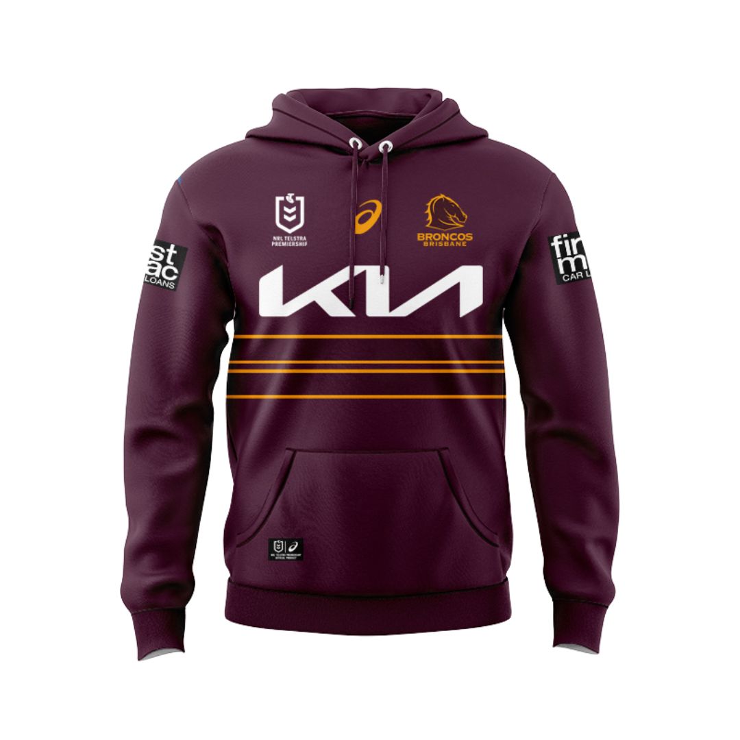 Brisbane Broncos 2025 Home Hoodie