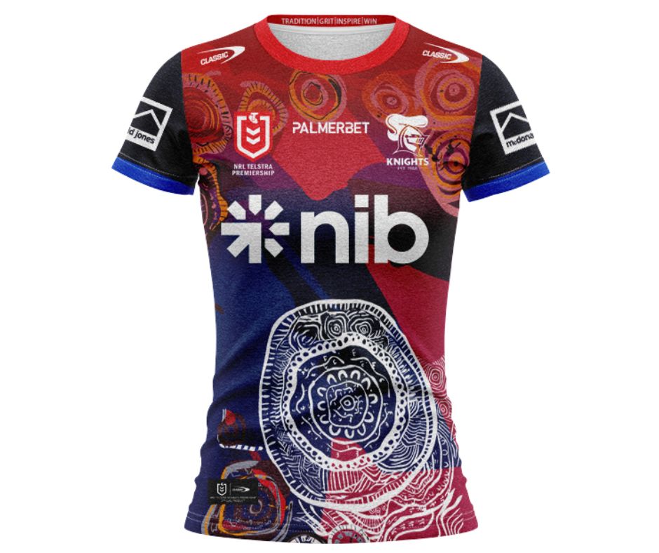 Newcastle Knights 2025 Women's Indigenous Shirt