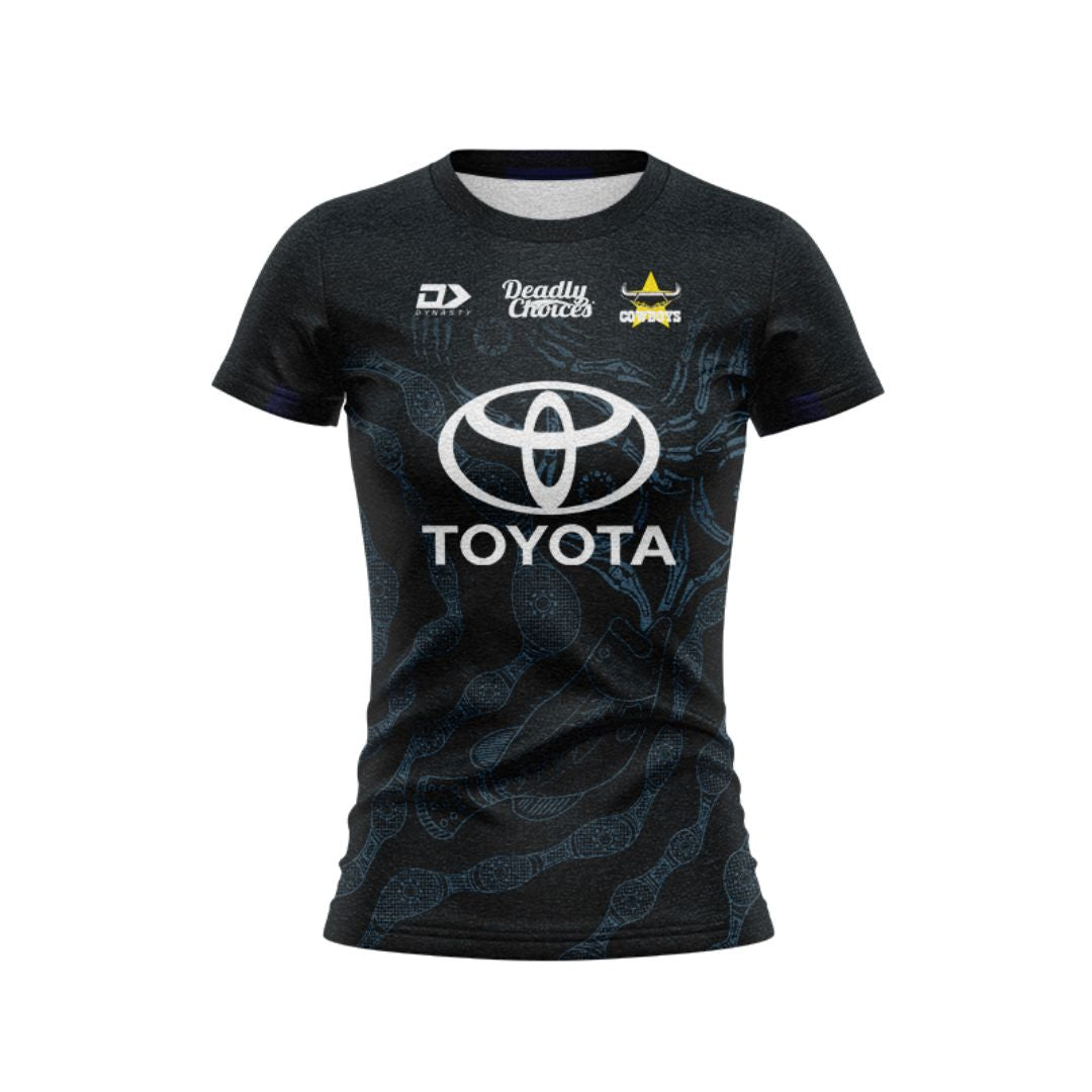 North Queensland Cowboys 2024 Women's Indigenous Training Shirt