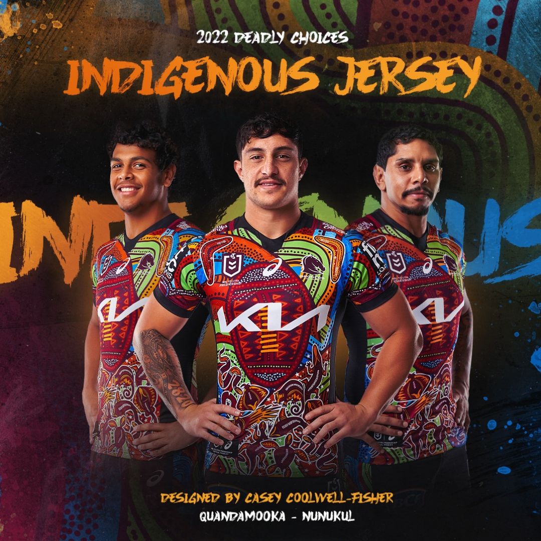 2022 Brisbane Broncos Indigenous Jersey