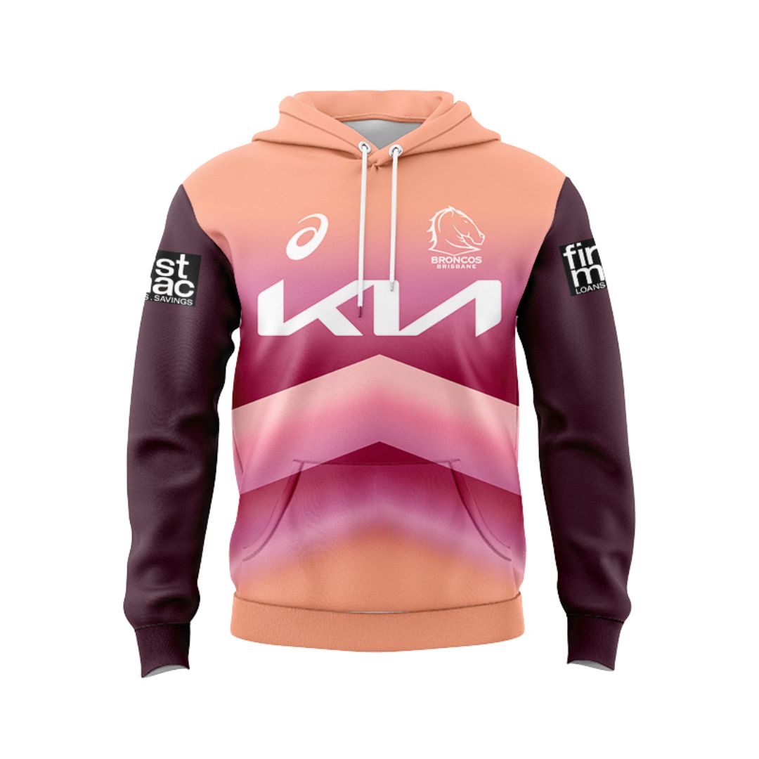 2024 Brisbane Broncos Sunstone Training Hoodie
