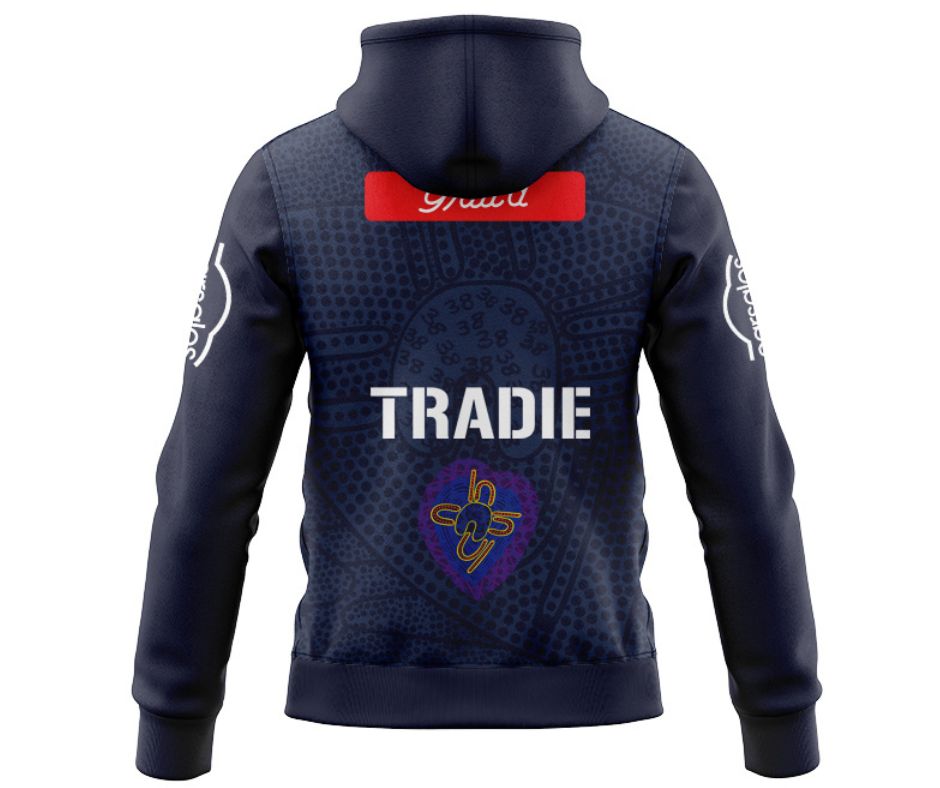Melbourne Storm 2025 Indigenous Hoodie with Zipper