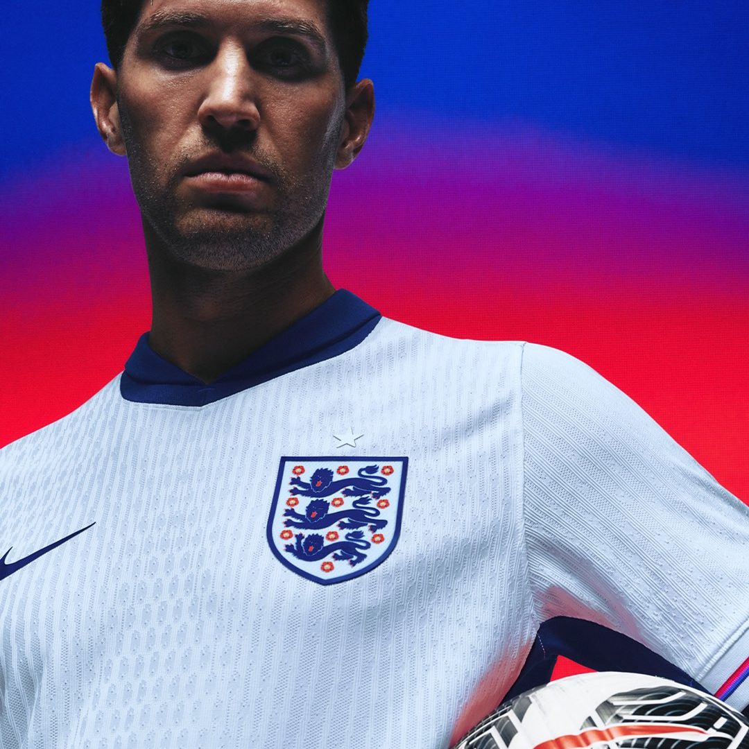 England Soccer Euro 2024 Home Jersey Shirt Kit