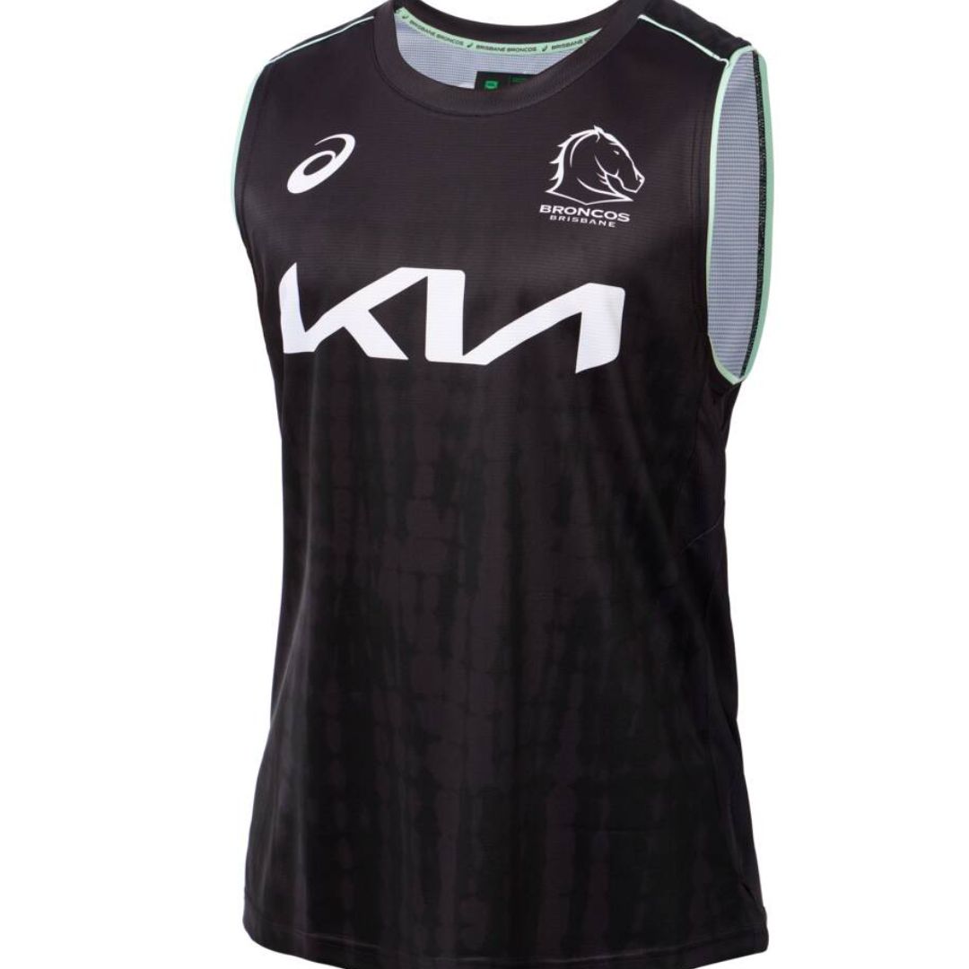 【海外Mサイズ】NRL ブリスベン・ブロンコス トレーニングシングレット BRISBANE BRONCOS TRAINING SINGLET | Men | Rich Gold | Mens