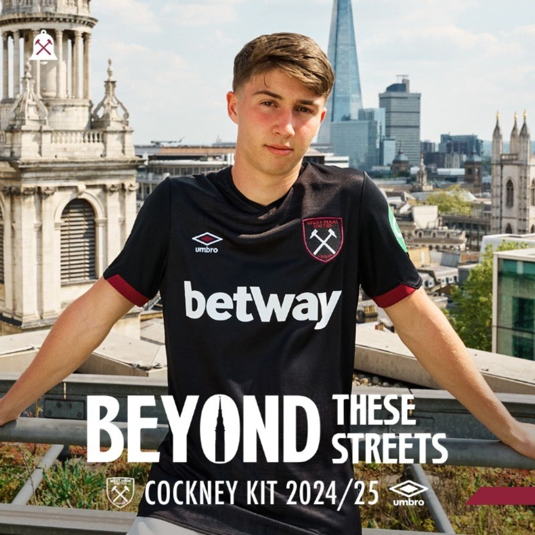 West Ham United 2024/25 Away Jersey Shirt (Add Your Own Name & Number)