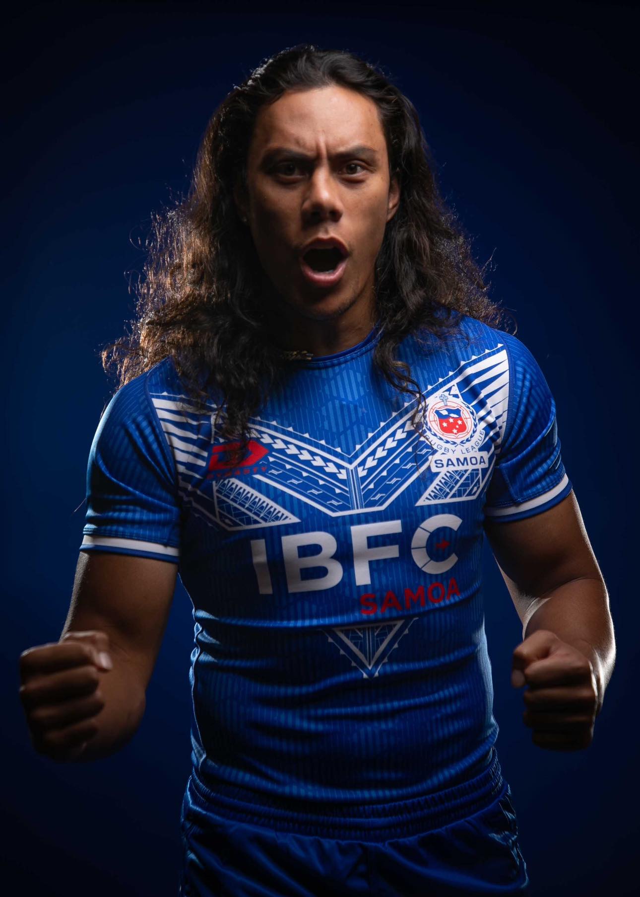 Toa Samoa 2024 Rugby League Home Jersey