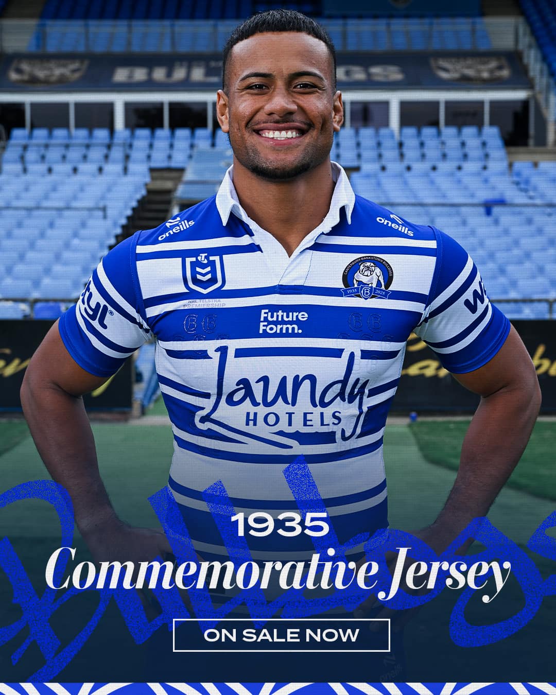 Canterbury Bankstown Bulldogs 1935 Commemorative Jersey