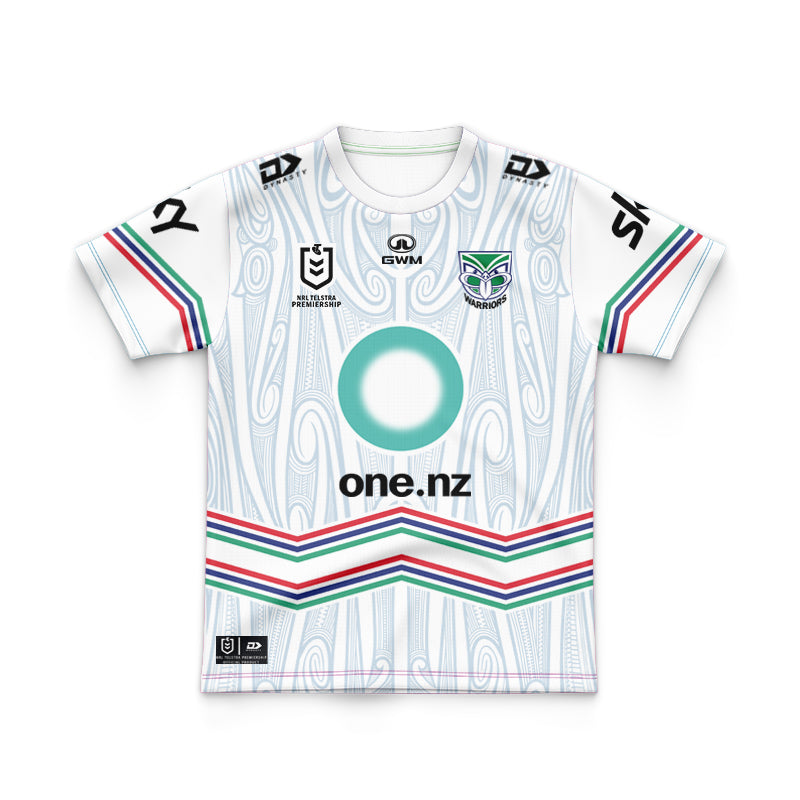 New Zealand Warriors 2025 Kids Indigenous Jersey