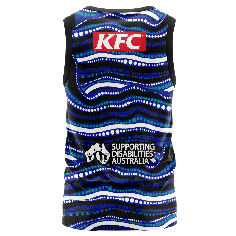 Canterbury Bankstown Bulldogs 2025 Indigenous Training Singlet